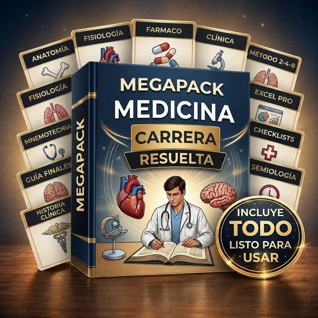MegaPack Medicina Sistema Carrera Organizada