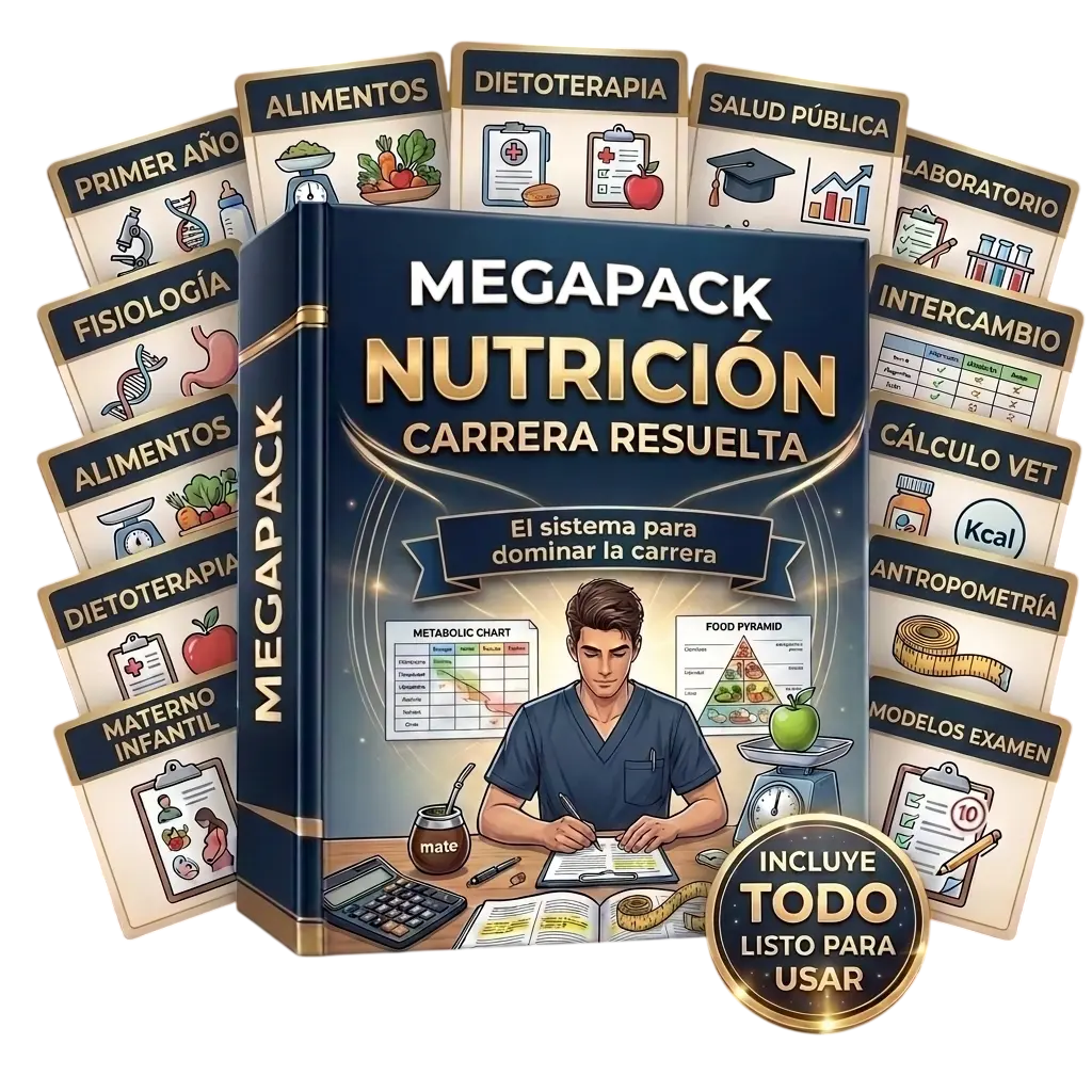 MegaPack Nutricion: Carrera Resuelta